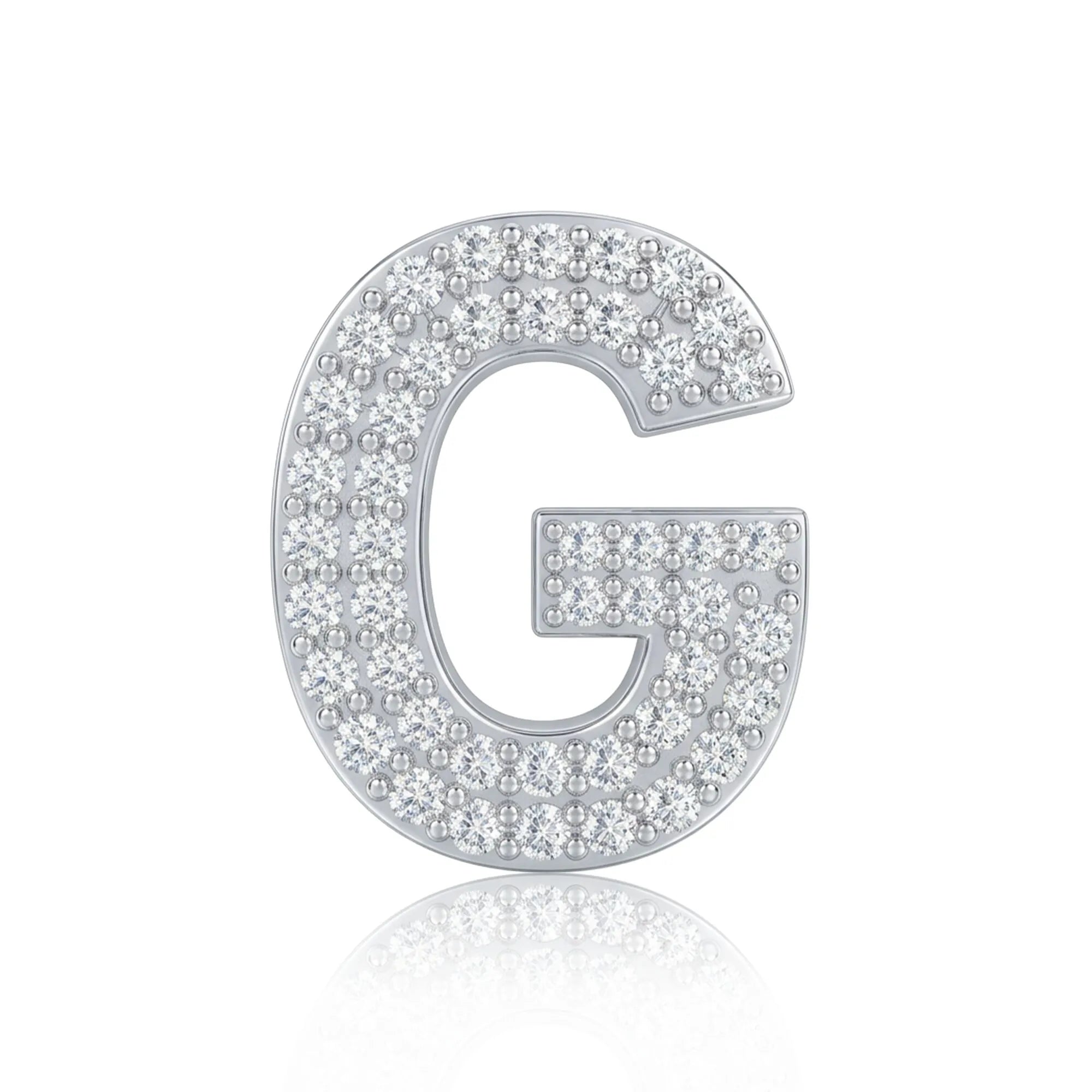Silver Letter G Charm