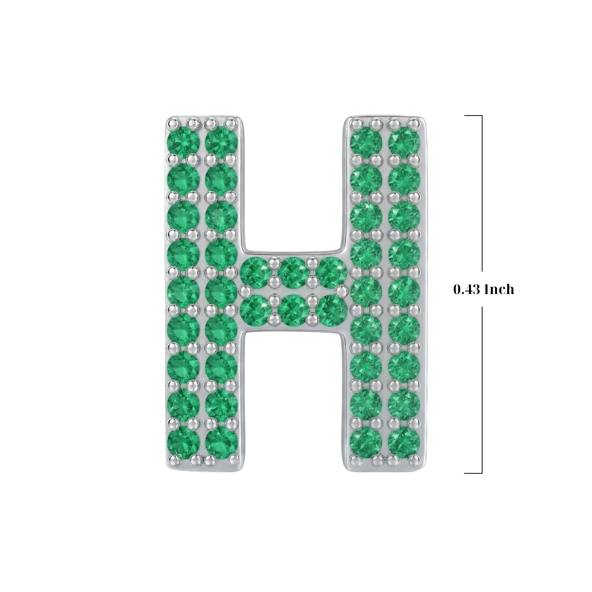 Green Letter H / Eta Charm
