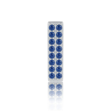 Blue Letter I / Iota Charm