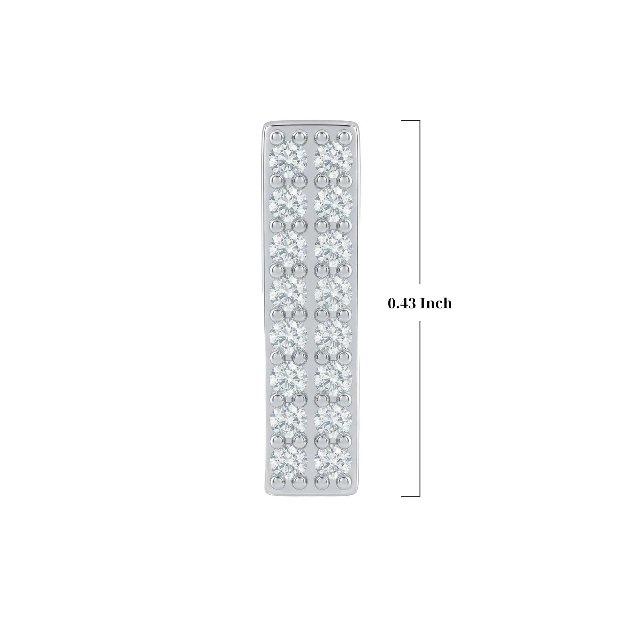 Silver Letter I / Iota Charm