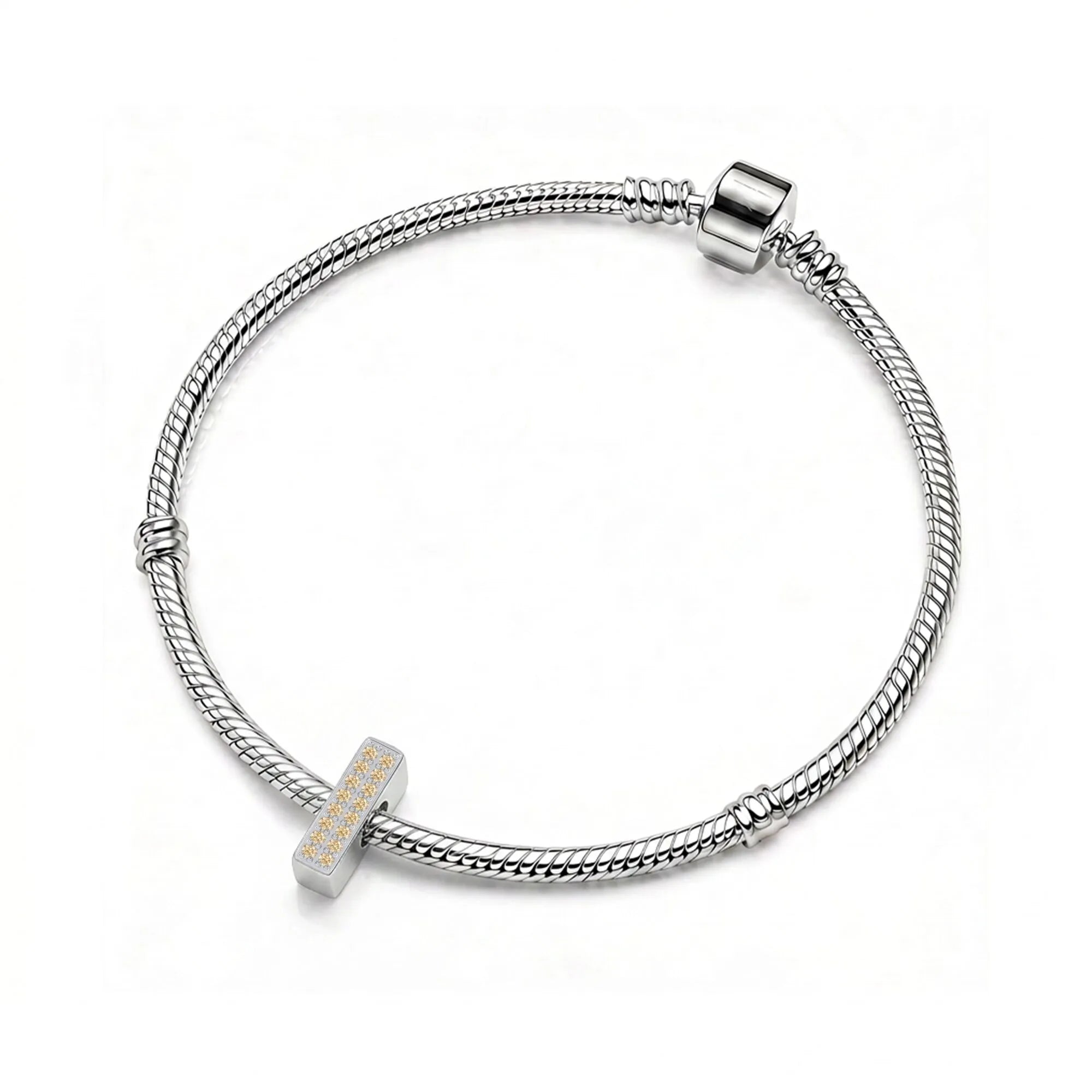 Gold Letter I / Iota Charm