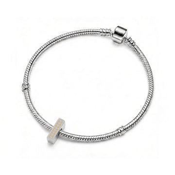 Gold Letter I / Iota Charm