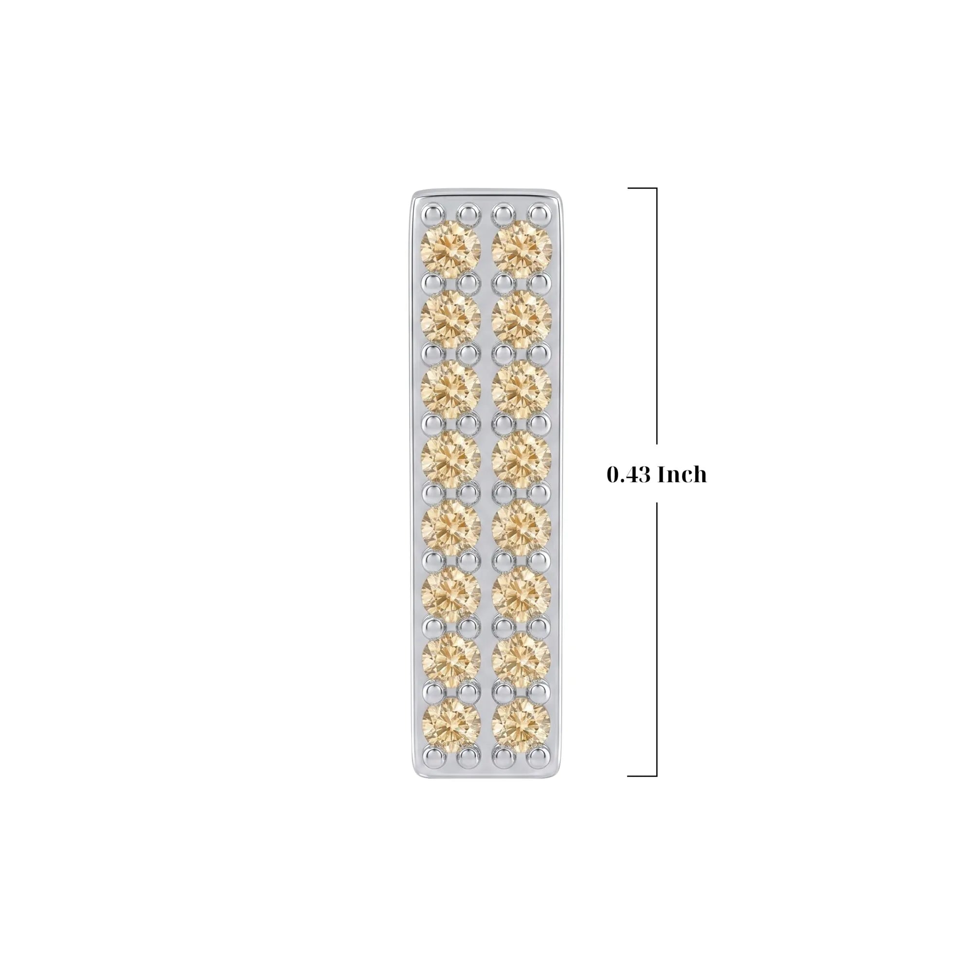 Gold Letter I / Iota Charm