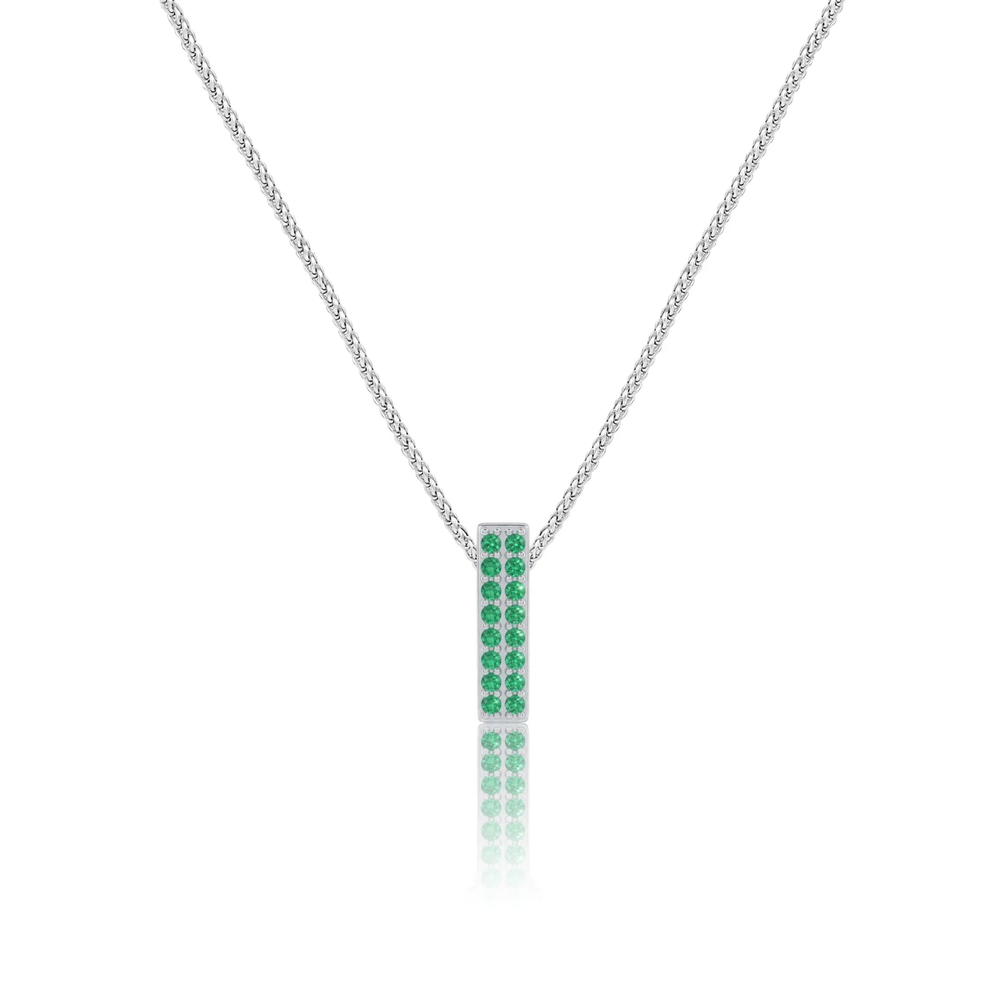 Green Letter I / Iota Charm