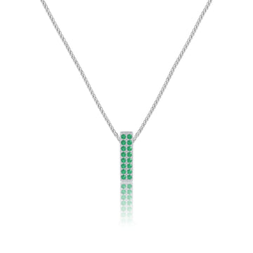 Green Letter I / Iota Charm