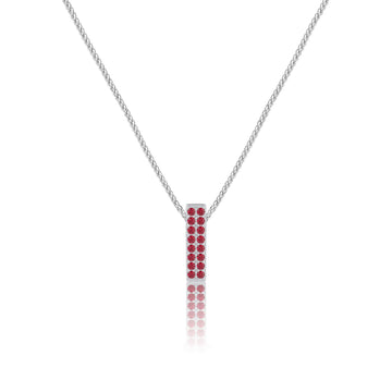 Red Letter I / Iota Charm
