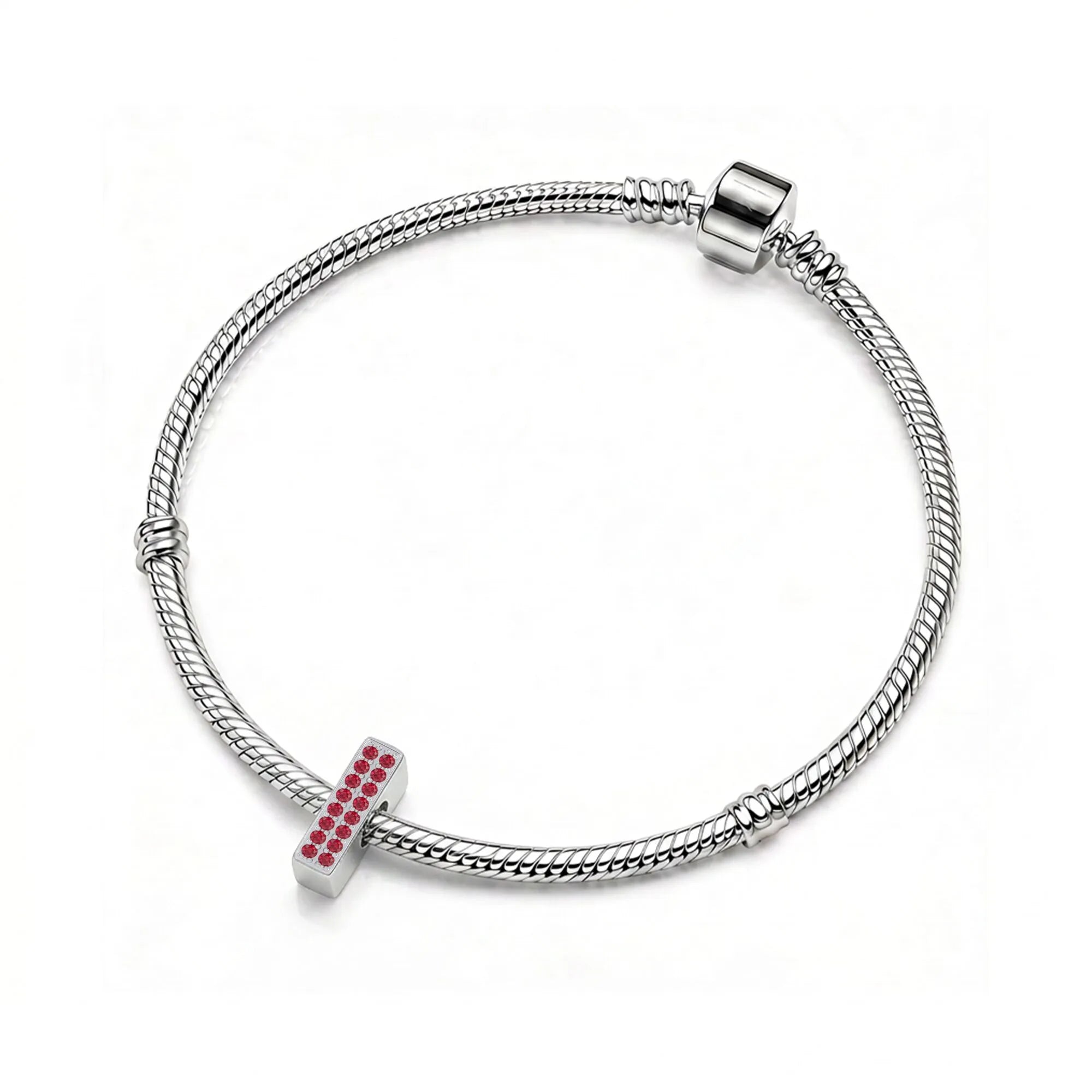Red Letter I / Iota Charm