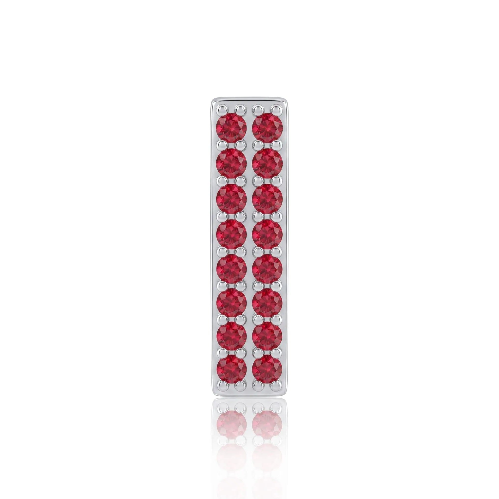 Red Letter I / Iota Charm