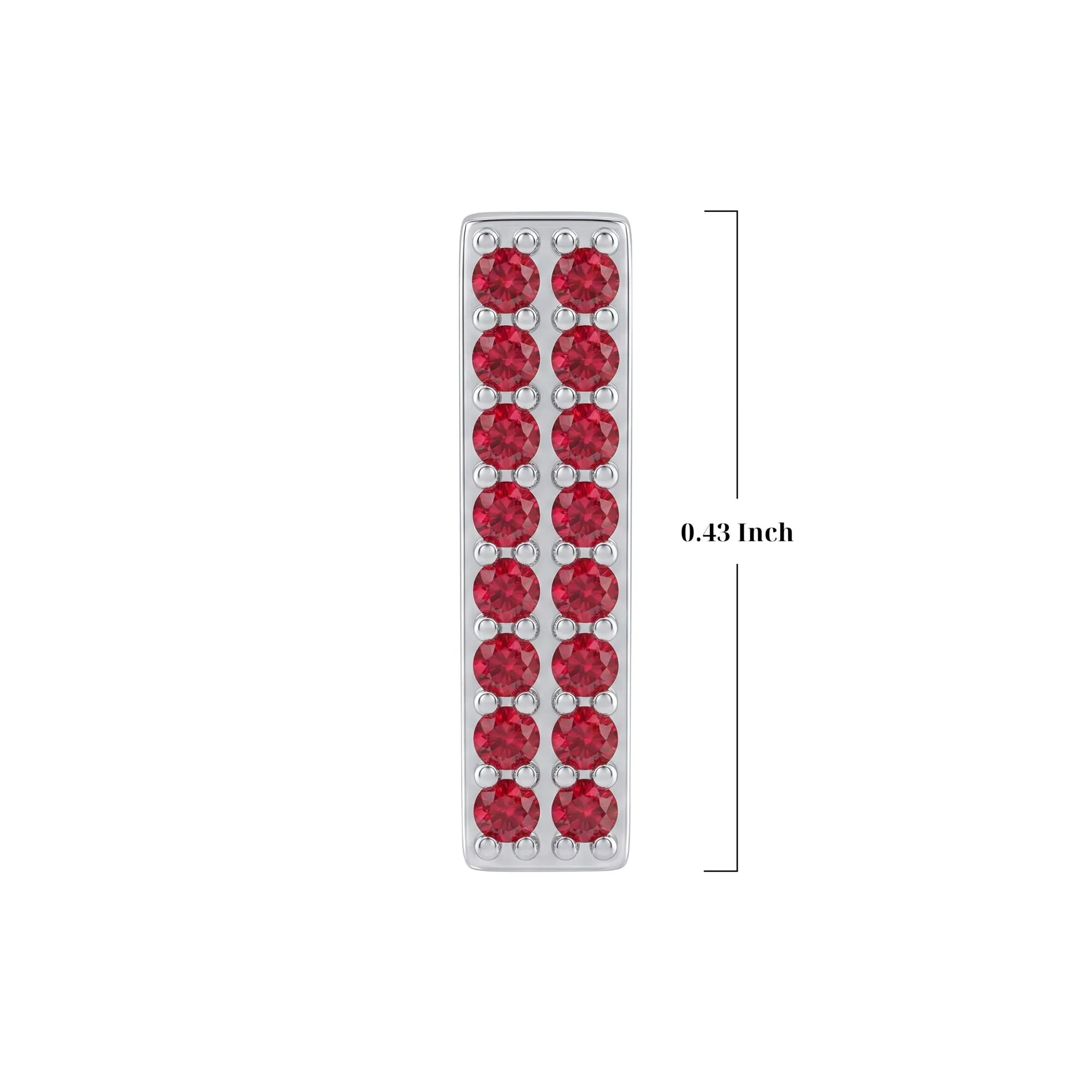 Red Letter I / Iota Charm
