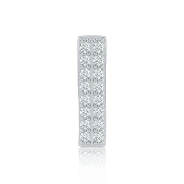 Silver Letter I / Iota Charm