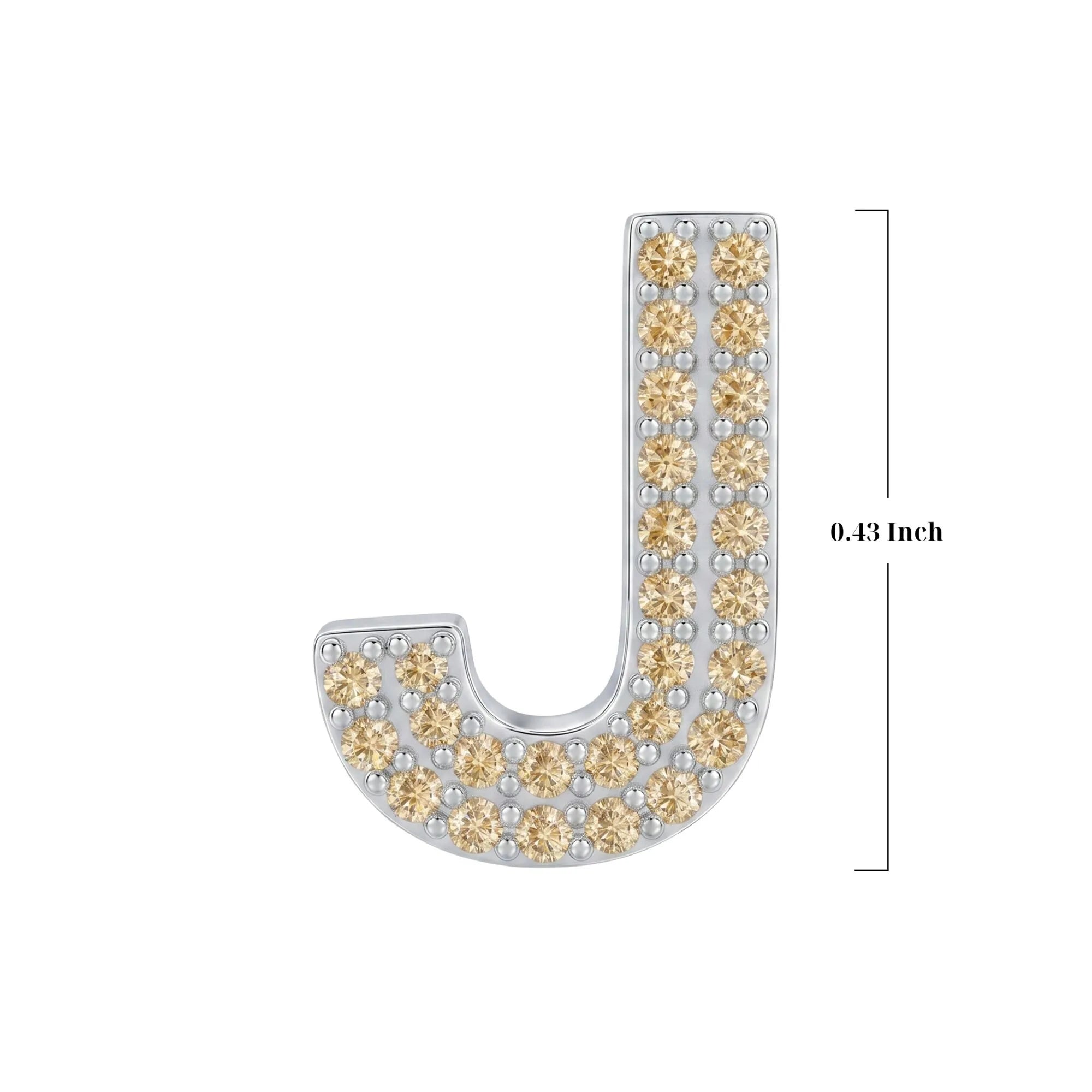 Gold Letter J Charm