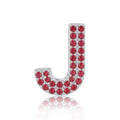 Red Letter J Charm