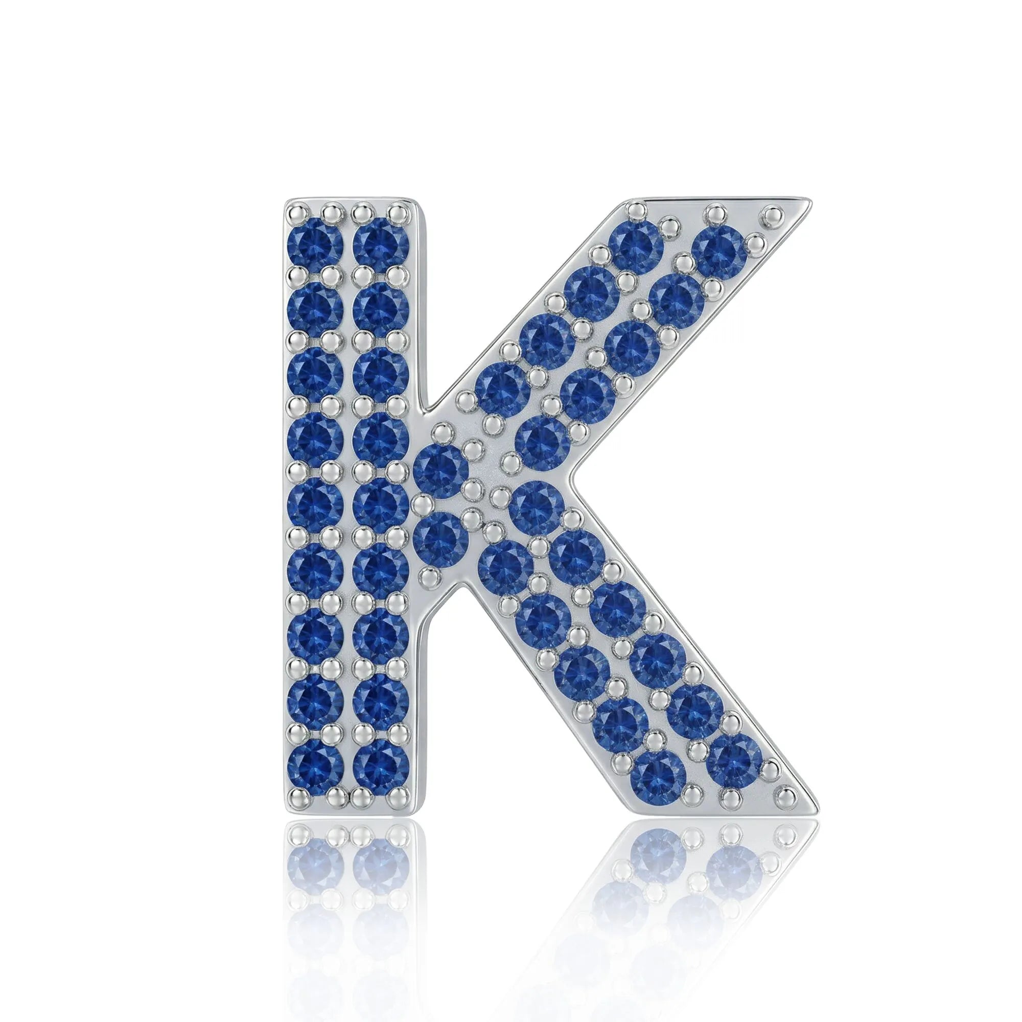 Blue Letter K / Kappa Charm