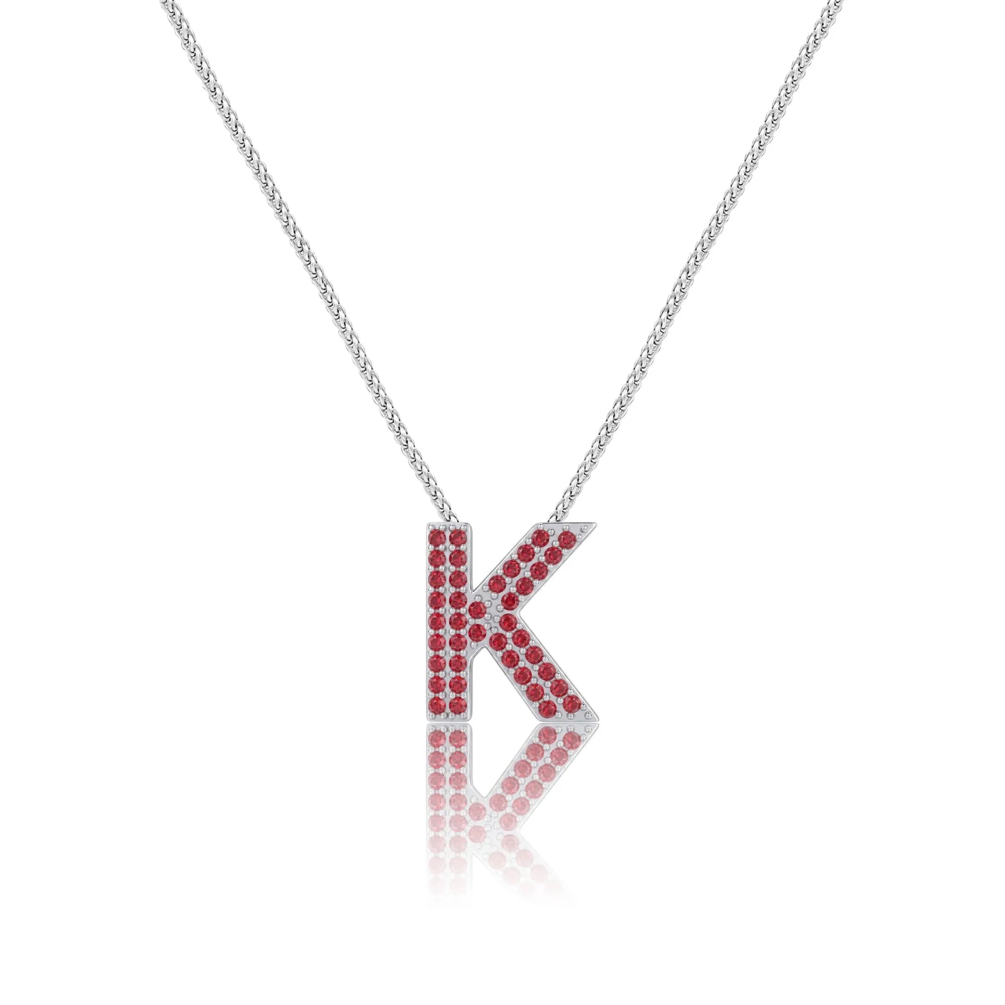 Red Letter K / Kappa Charm