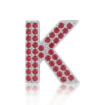 Red Letter K / Kappa Charm