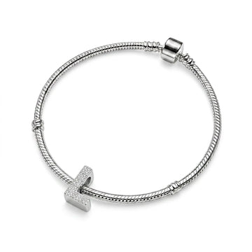 Silver Letter L Charm