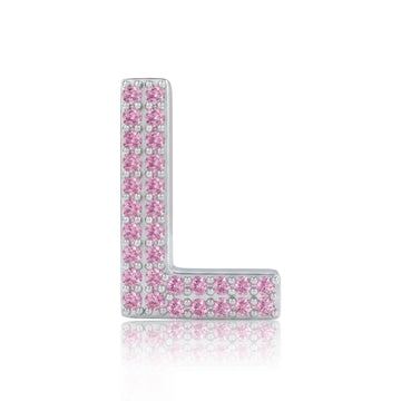 Pink Letter L Charm