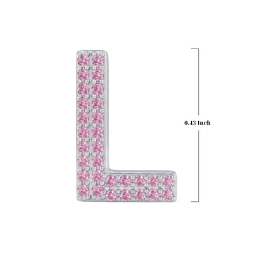 Pink Letter L Charm