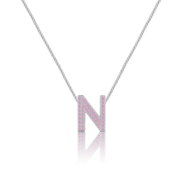 Pink Letter N / Nu Charm