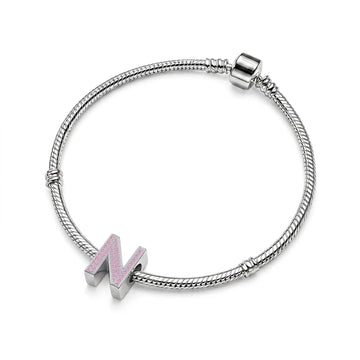Pink Letter N / Nu Charm
