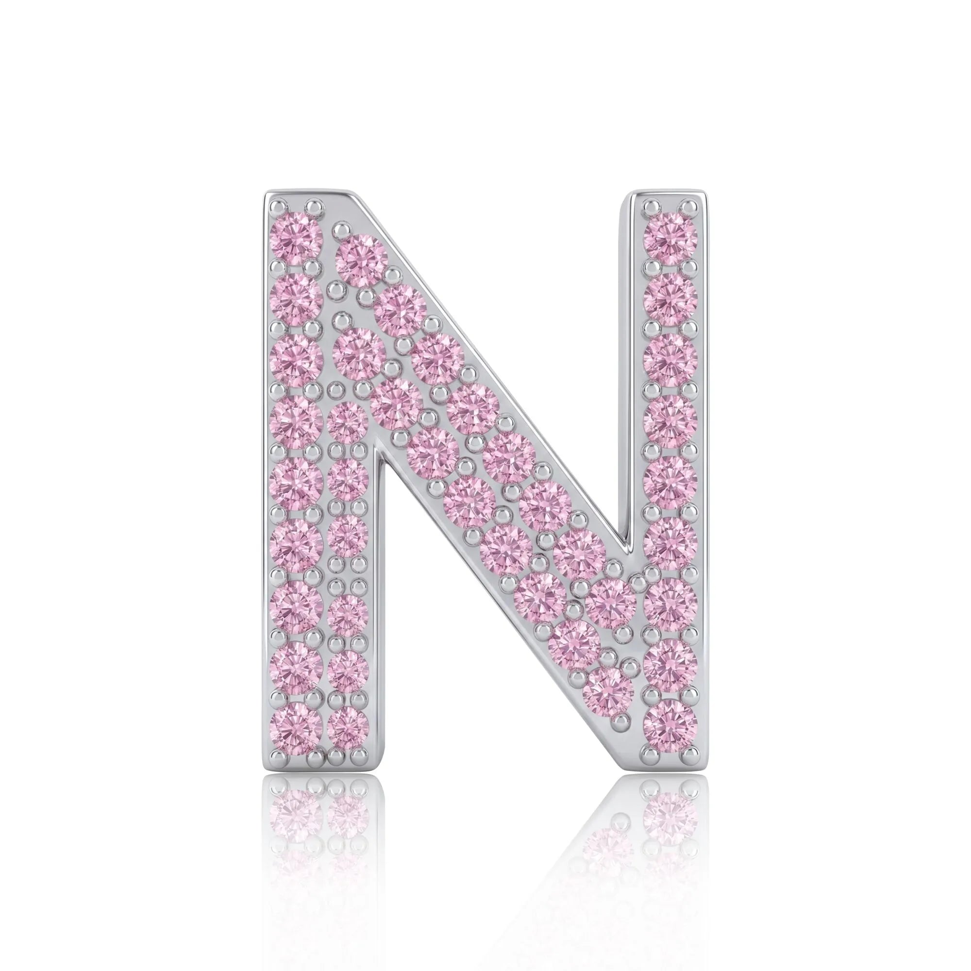 Pink Letter N / Nu Charm