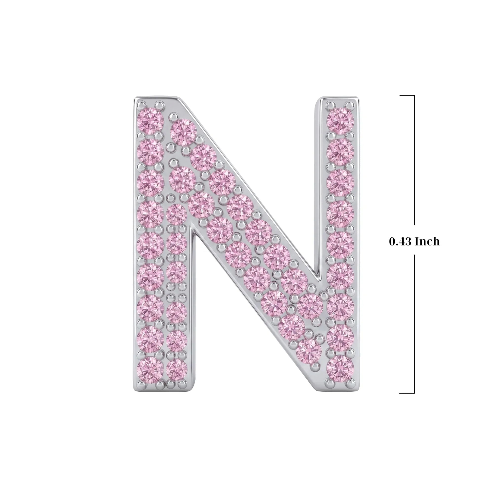 Pink Letter N / Nu Charm
