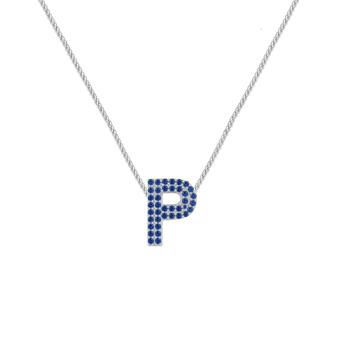 Blue Letter P / Rho Charm