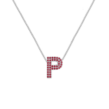 Red Letter P / Rho Charm