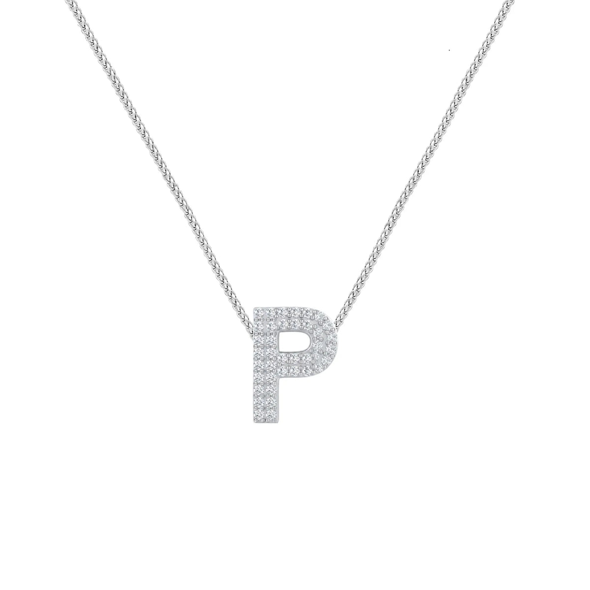 Silver Letter P / Rho Charm