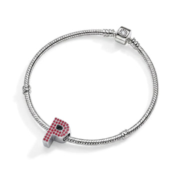 Red Letter P / Rho Charm