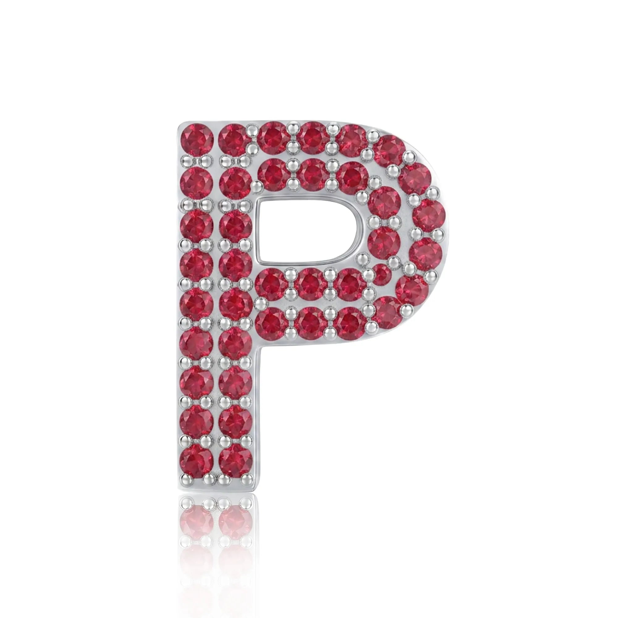 Red Letter P / Rho Charm