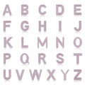 Pink Letter Z / Zeta Charm with available English letter styles