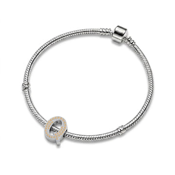 Gold Letter Q Charm