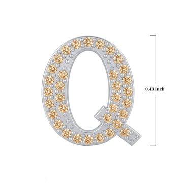 Gold Letter Q Charm