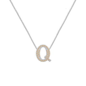 Gold Letter Q Charm