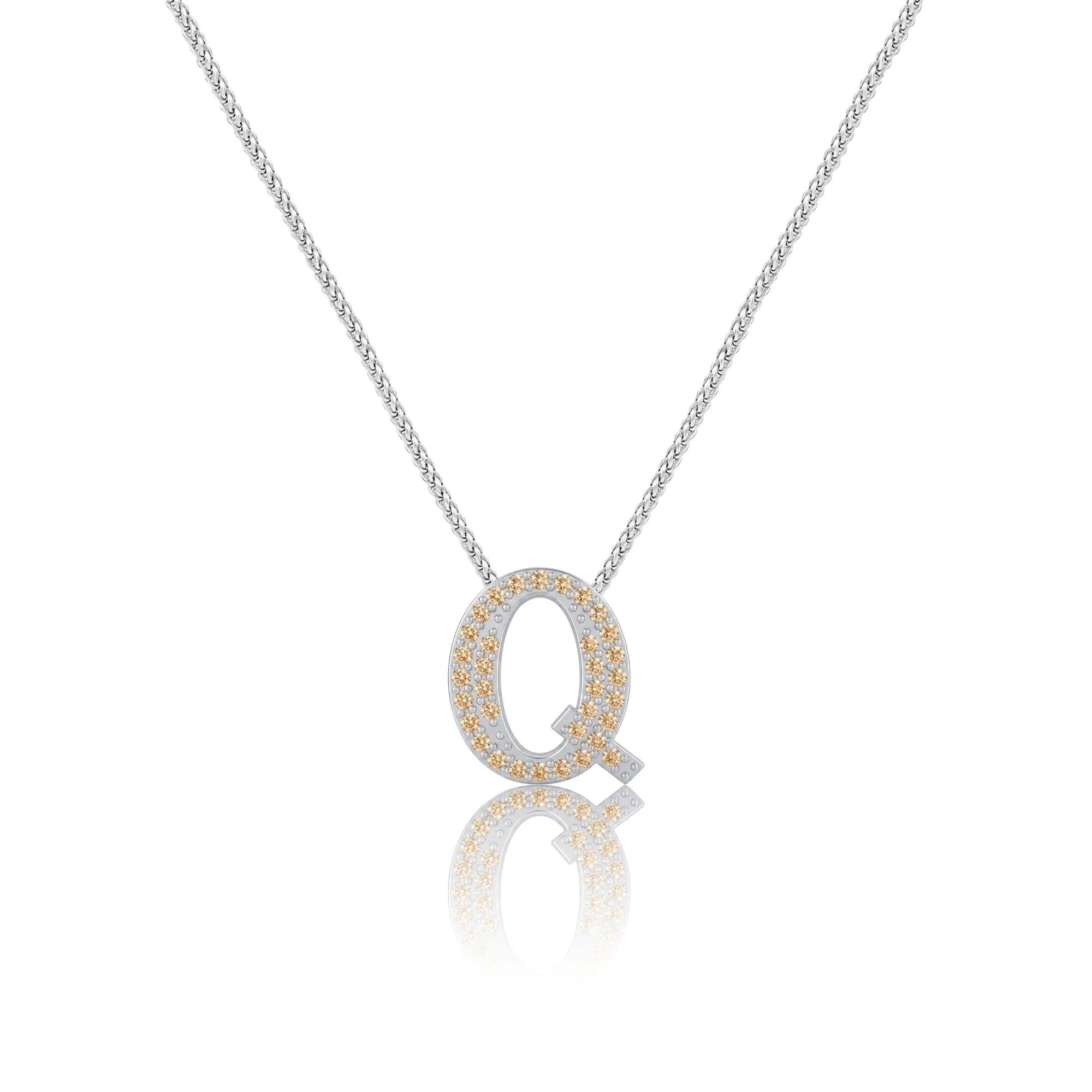 Gold Letter Q Charm
