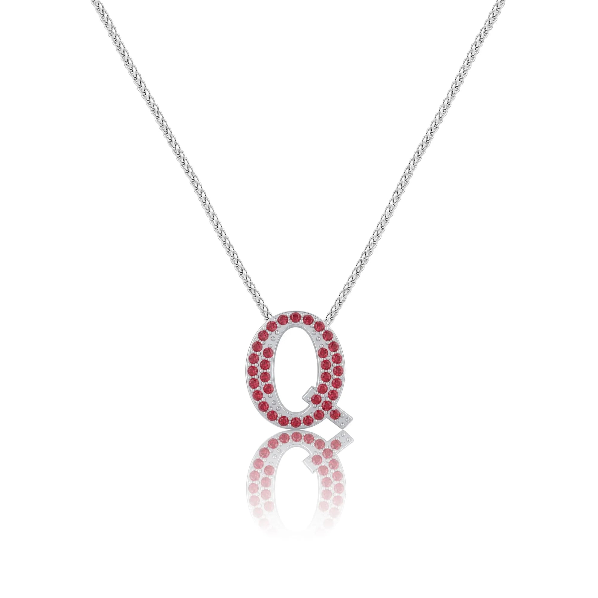 Red Letter Q Charm