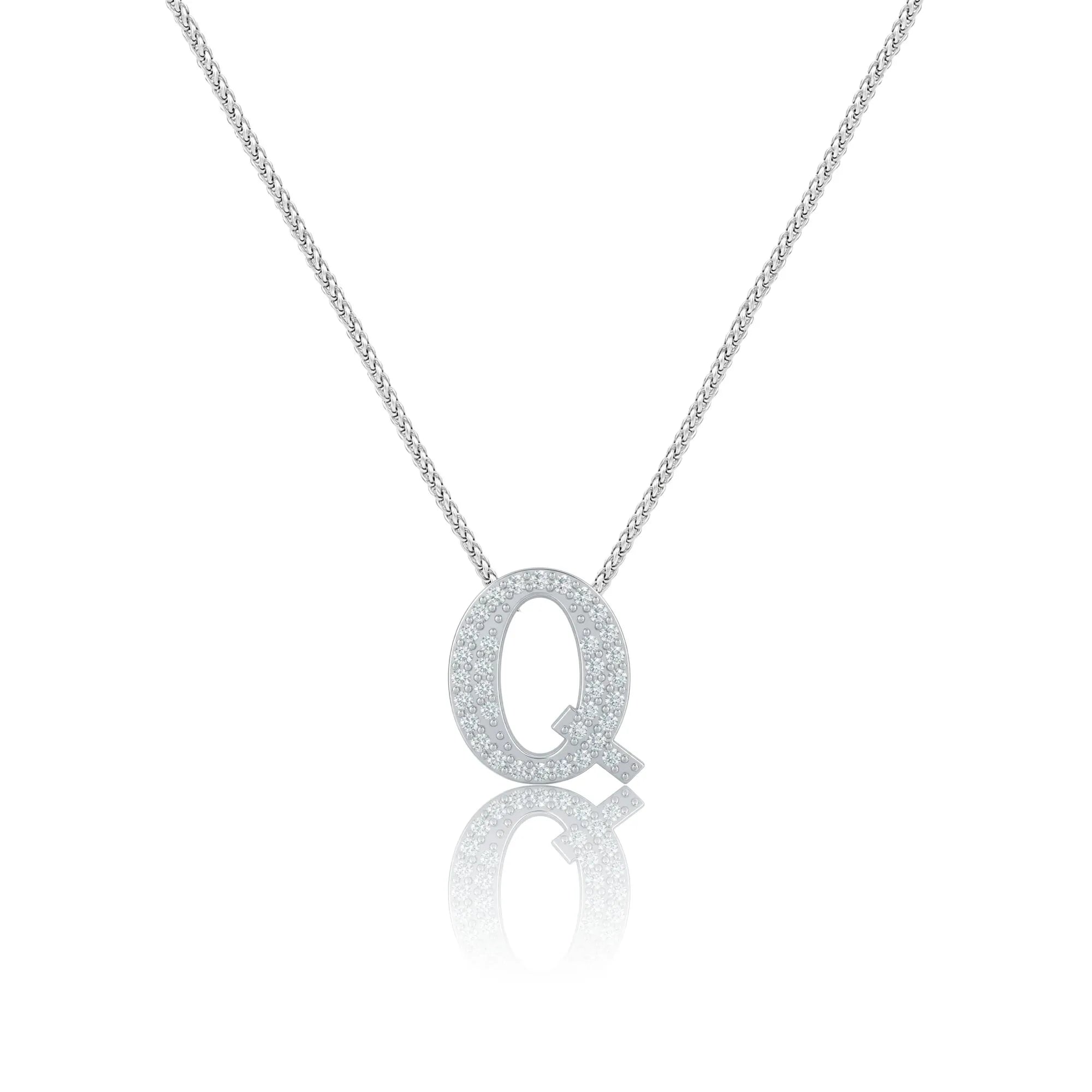 Silver Letter Q Charm