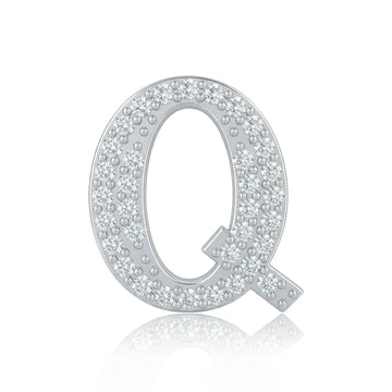 Silver Letter Q Charm