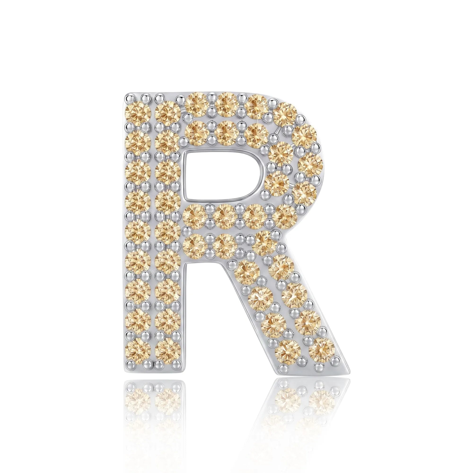 Gold Letter R Charm