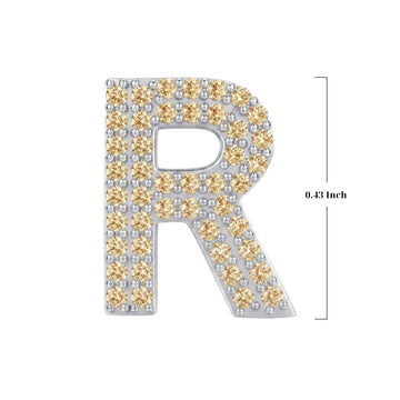 Gold Letter R Charm