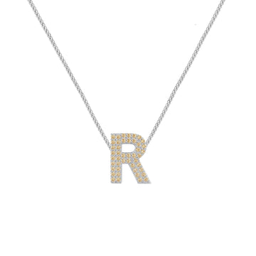 Gold Letter R Charm
