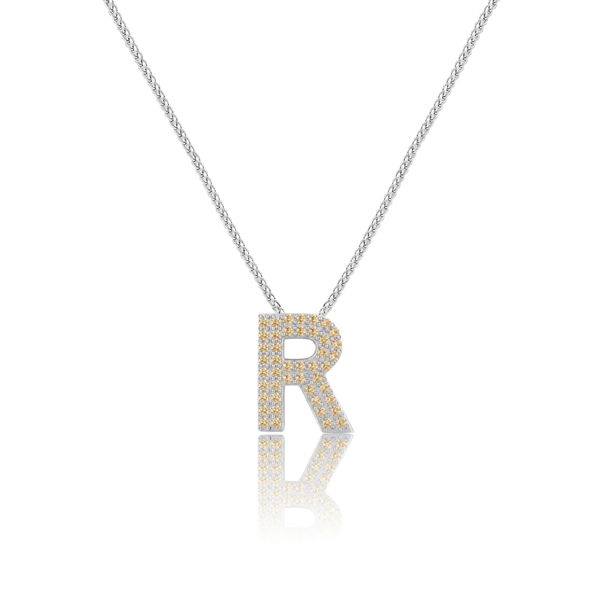Gold Letter R Charm