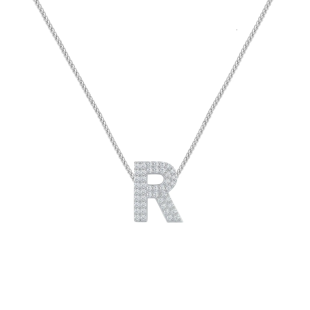 Silver Letter R Charm