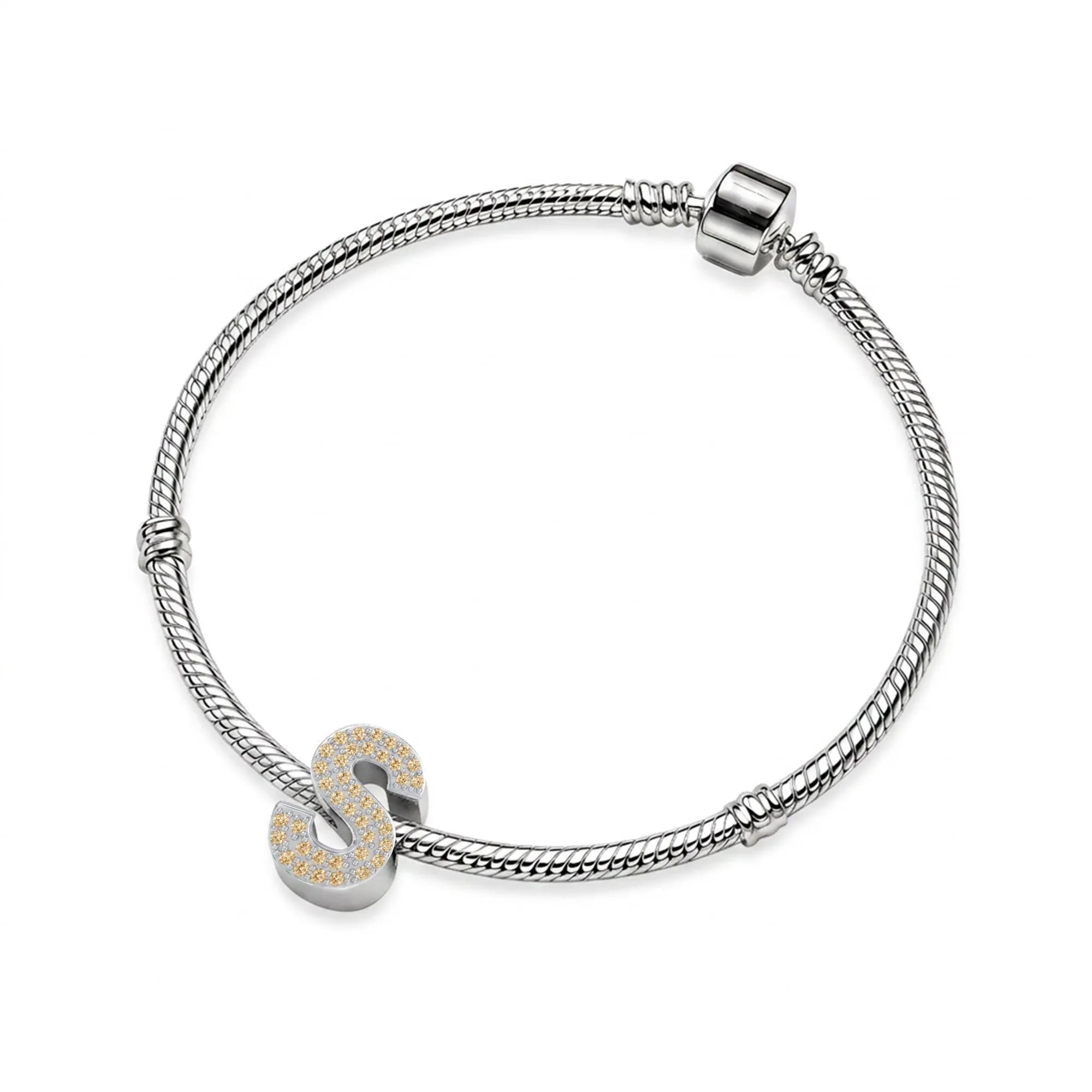 Gold Letter S Charm
