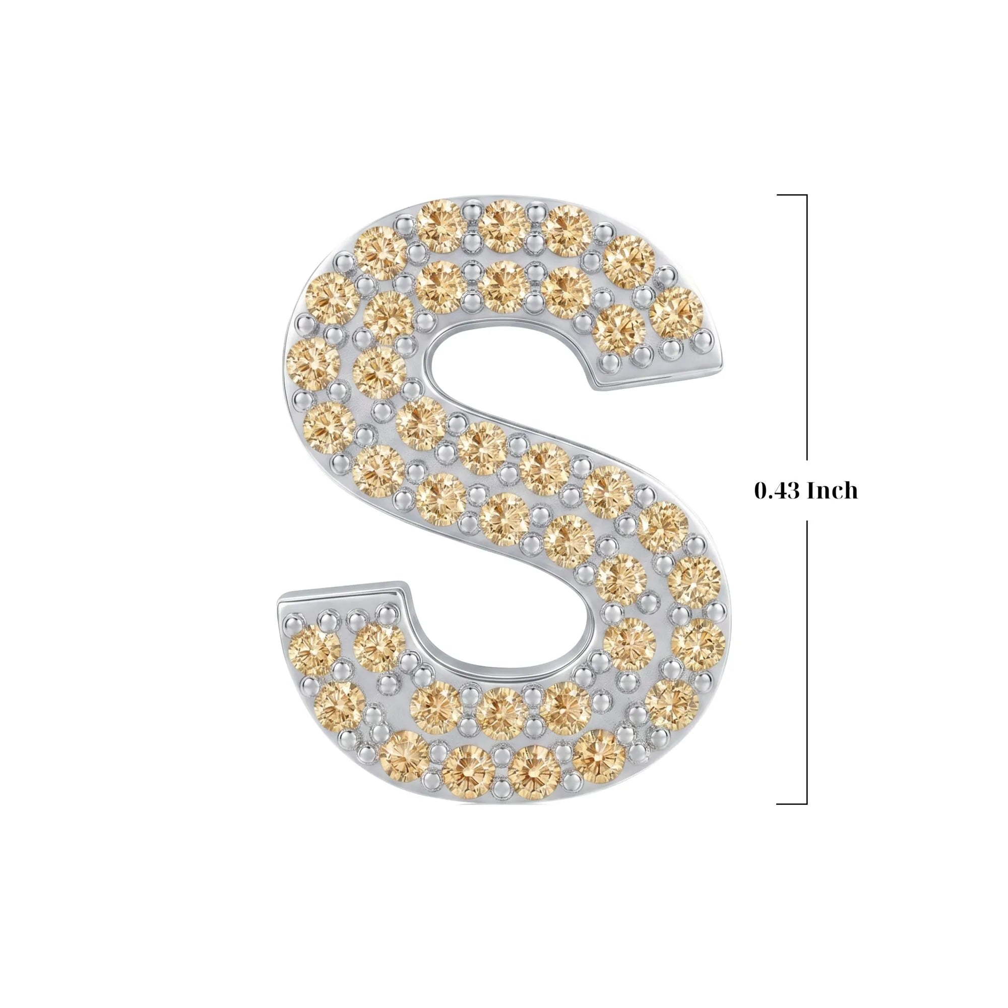 Gold Letter S Charm
