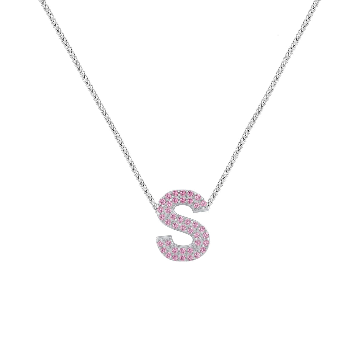 Pink Letter S Charm