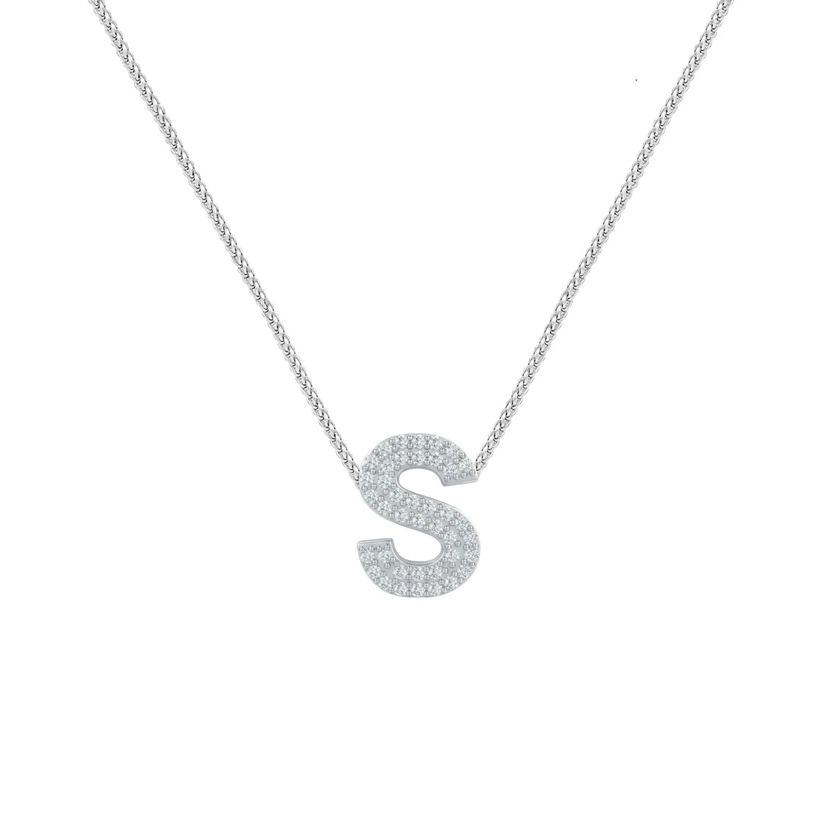 Silver Letter S Charm