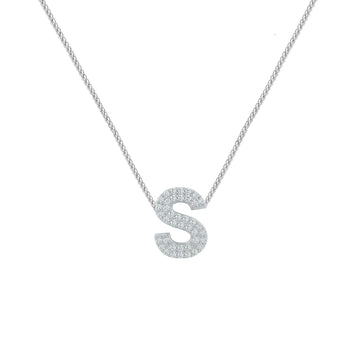 Silver Letter S Charm