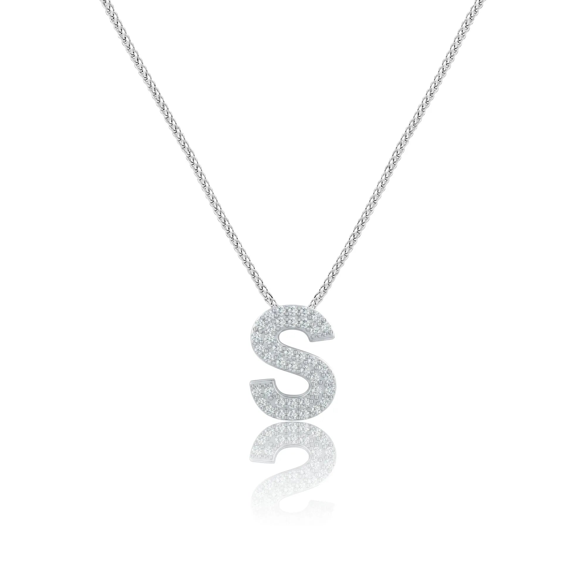 Silver Letter S Charm